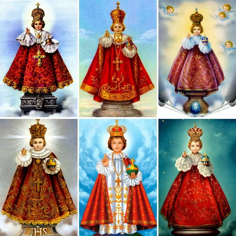 Embroidery Jesus - Bebek İsa prag elmas boyama DIY