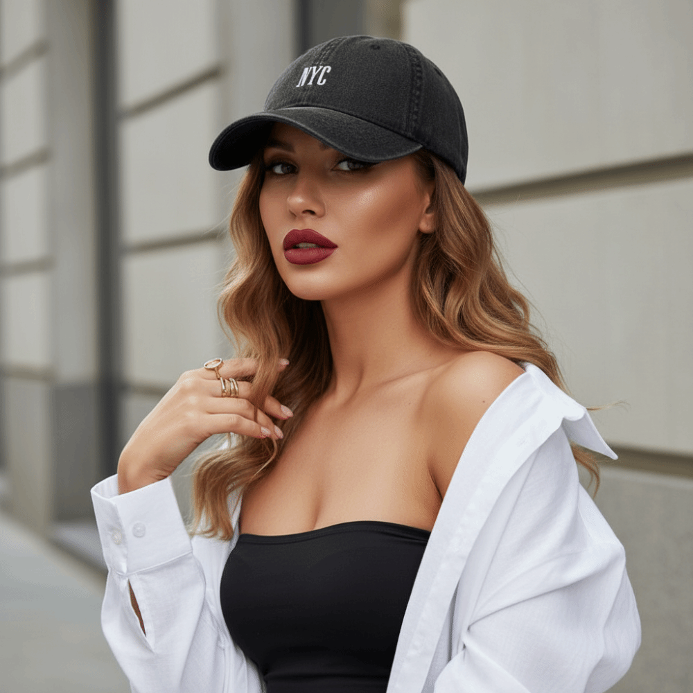 Embroidery Nyc - Moda Rahat NYC Nakış Beyzbol Şapkaları
