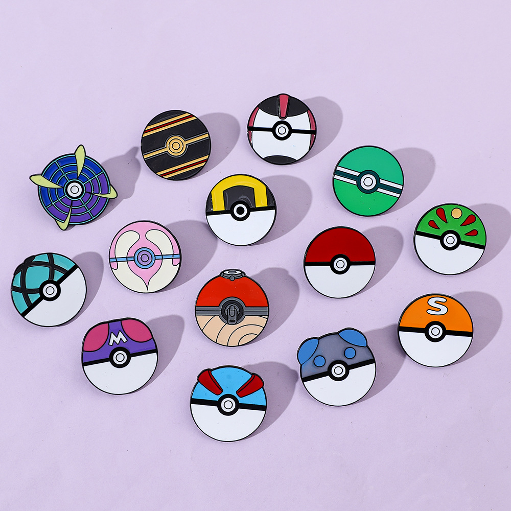 Embroidery Illustration - Pokémon Alaşım Broş Elf Yumurta Metal