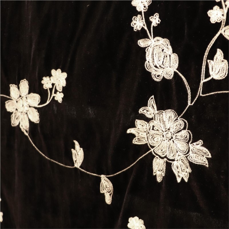Uyku elbisesi, gece elbisesi v - Velvet Fabric Embroidery incelemesi ve fiyatı