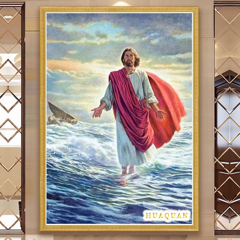 Hıristiyanlık İsa yürüyen deni - Embroidery Jesus incelemesi ve fiyatı