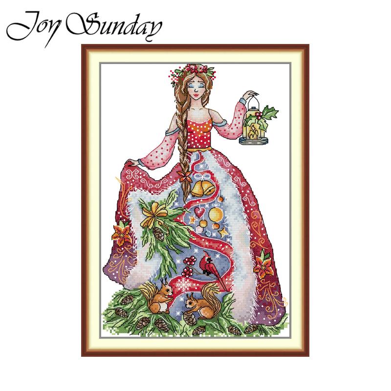 Joy Sunday Baskılı Çapraz Diki - Embroidery Xmas Kits incelemesi ve fiyatı