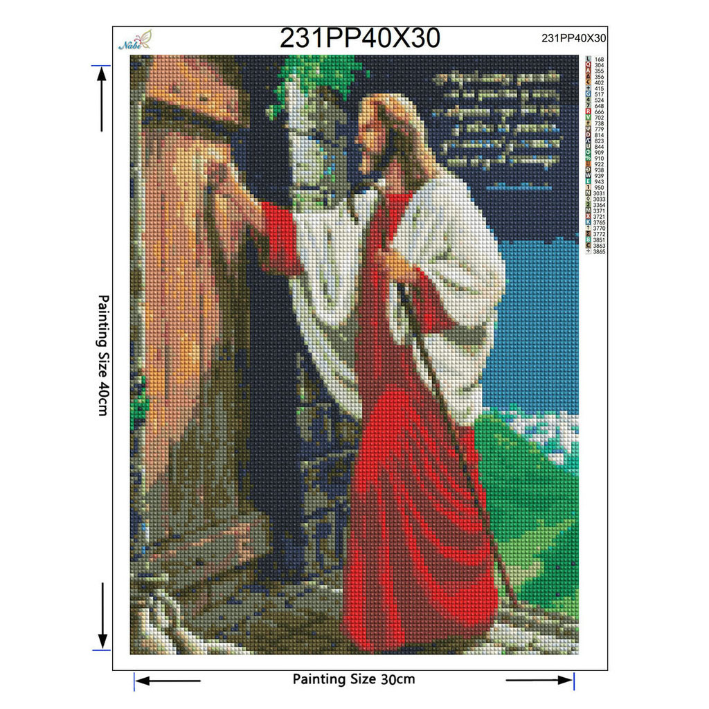 5d diy elmas nakış İsa knock k - Embroidery Jesus incelemesi ve fiyatı