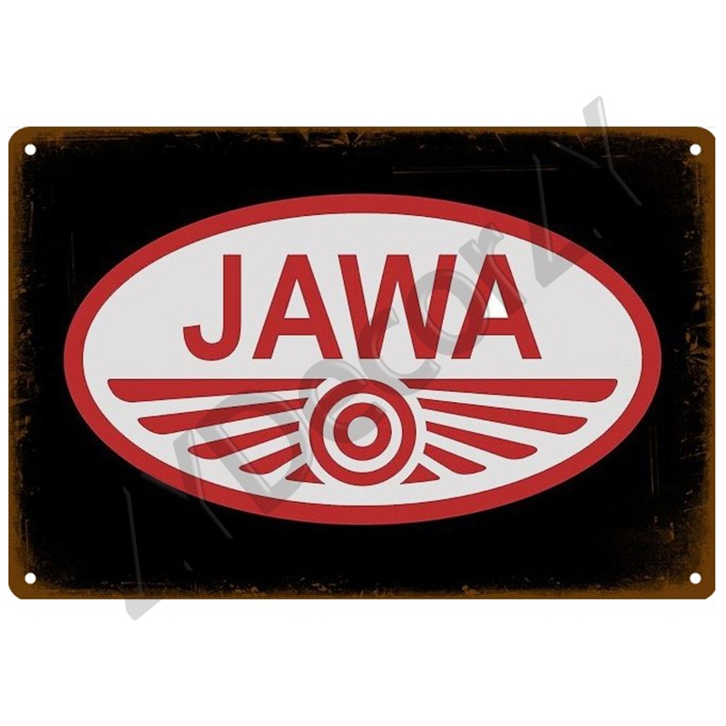 JAWA Garaj Plak Metal Işareti  - Embroidery Workshop incelemesi ve fiyatı