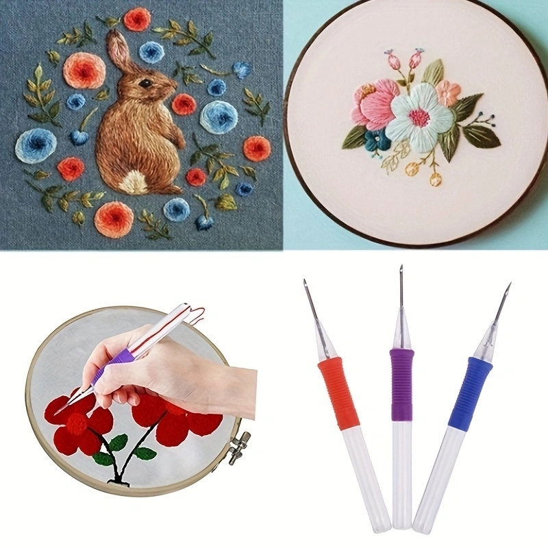 Çapraz dikiş kalem DIY nakış k - Punch Needle Handle incelemesi ve fiyatı