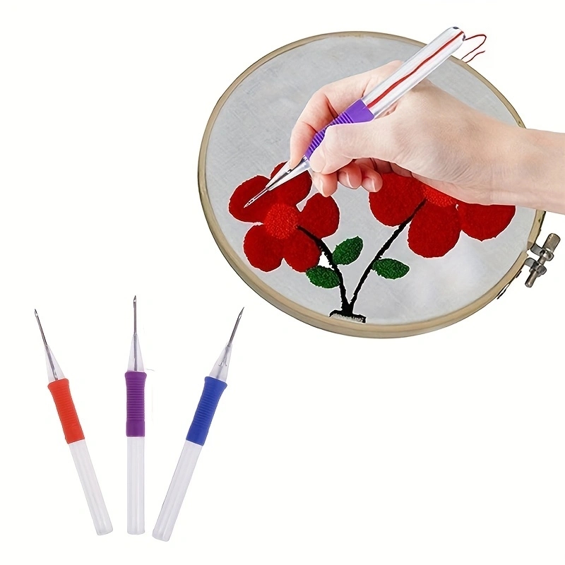 Çapraz dikiş kalem DIY nakış k - Punch Needle Handle incelemesi ve fiyatı