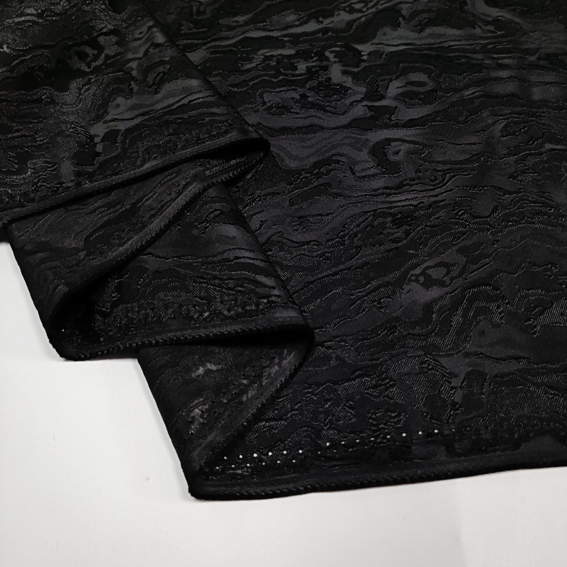 Mavi Siyah Çift taraflı 3D Dok - Velvet Fabric Embroidery incelemesi ve fiyatı