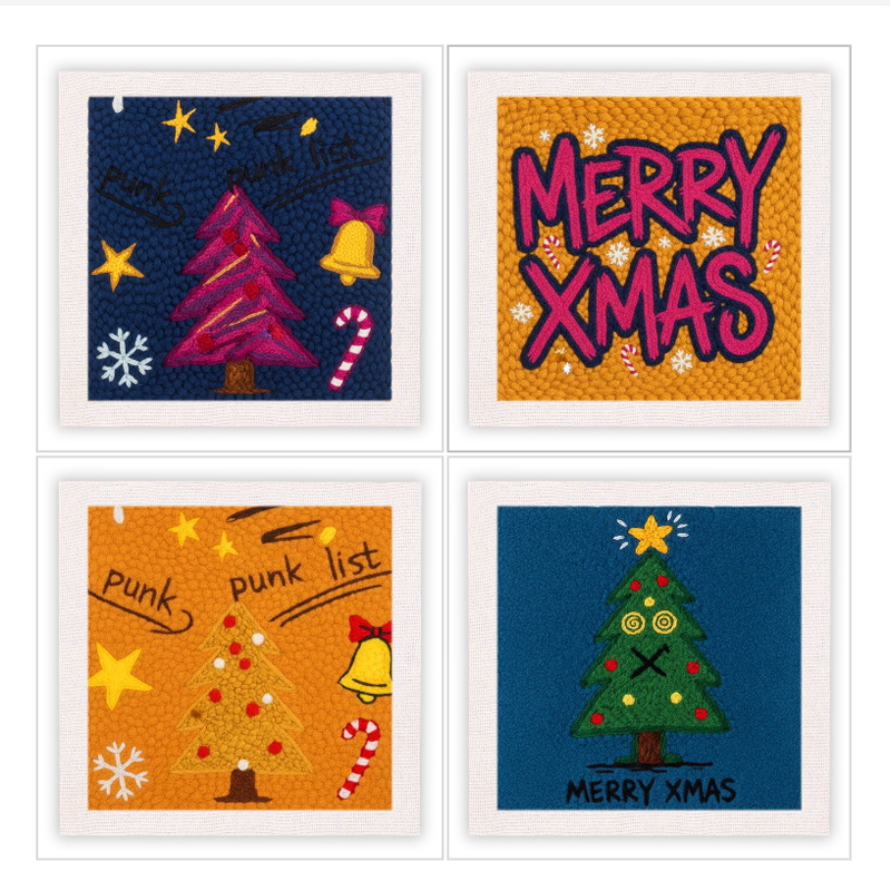 Noel Ağacı Punch İğne Kiti Gra - Embroidery Xmas Kits incelemesi ve fiyatı