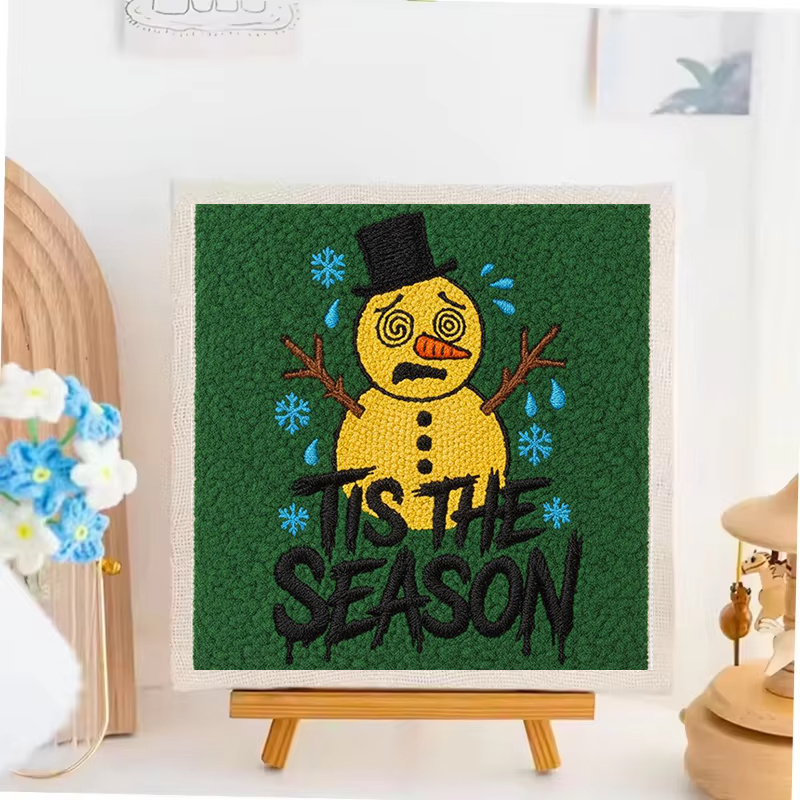 25x25cm DIY Punch İğne Nakış K - Embroidery Xmas Designs incelemesi ve fiyatı