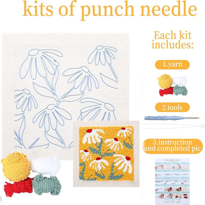 25x25cm DIY Punch İğne Nakış K - Embroidery Xmas Designs incelemesi ve fiyatı