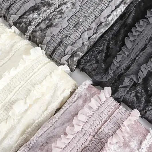 Yeni kadife esnek kumaş, 3D fı - Velvet Fabric Embroidery incelemesi ve fiyatı