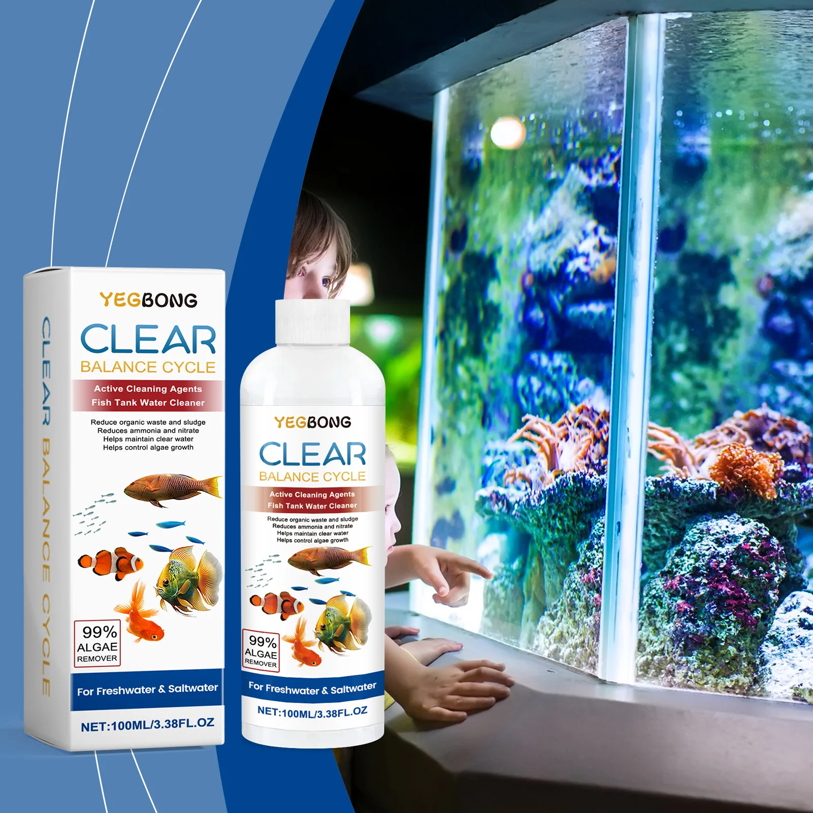 Balık Tankları için Yosun Sökü - Water Soluble Stabilizer incelemesi ve fiyatı