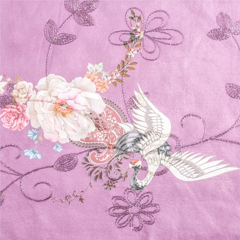İnci işlemeli kadife baskılı k - Velvet Fabric Embroidery incelemesi ve fiyatı