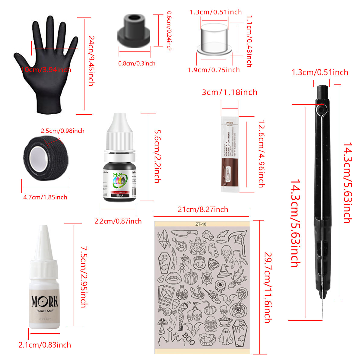 Komple Dövme Malzemeleri Seti, - Transfer Pen Ink incelemesi ve fiyatı