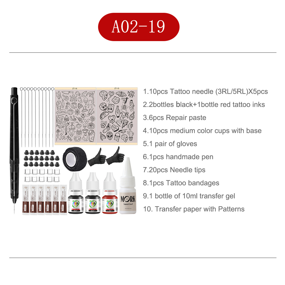 Komple Dövme Malzemeleri Seti, - Transfer Pen Ink incelemesi ve fiyatı