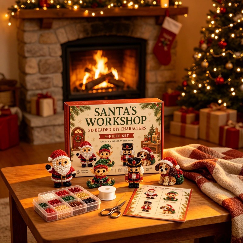 3D İnci Noel Yavrusu Sanat Kit - Embroidery Xmas Kits incelemesi ve fiyatı
