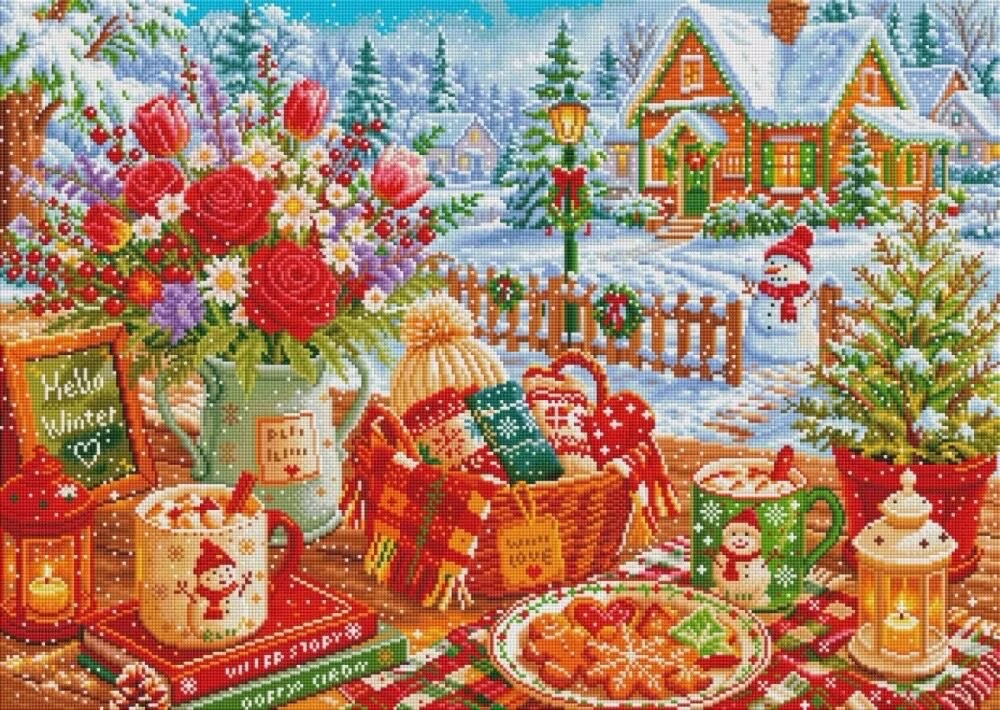 9CT 14ct Kış Baskılı Kitleri Ç - Embroidery Tas incelemesi ve fiyatı