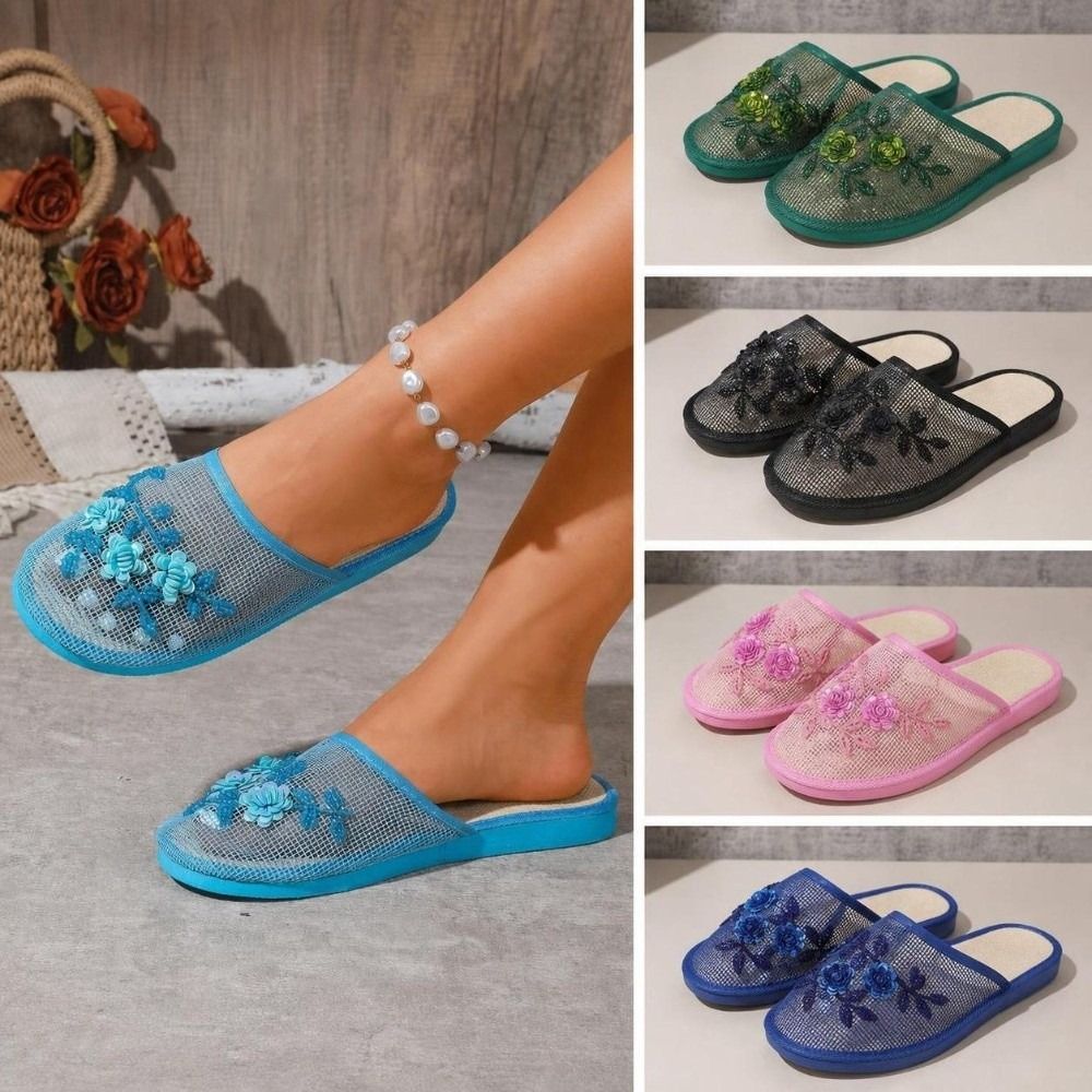 Moda Çiçek Nakışlı File Sandal - Embroidery Love incelemesi ve fiyatı