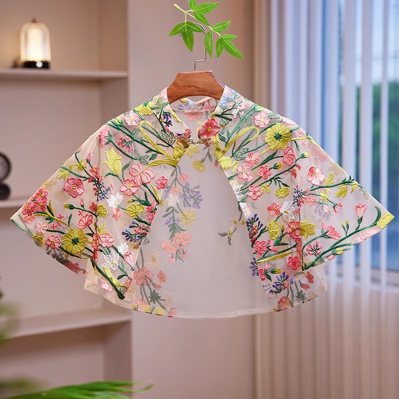 Kadın İlkbahar Yaz Çiçek Nakış - Embroidery Shawl incelemesi ve fiyatı