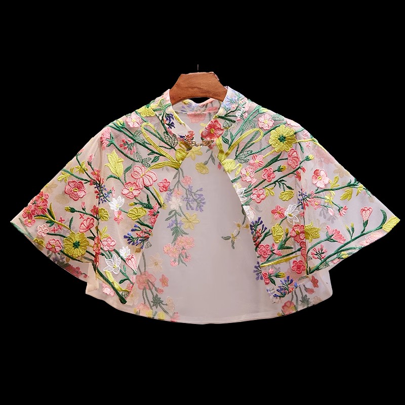 Kadın İlkbahar Yaz Çiçek Nakış - Embroidery Shawl incelemesi ve fiyatı